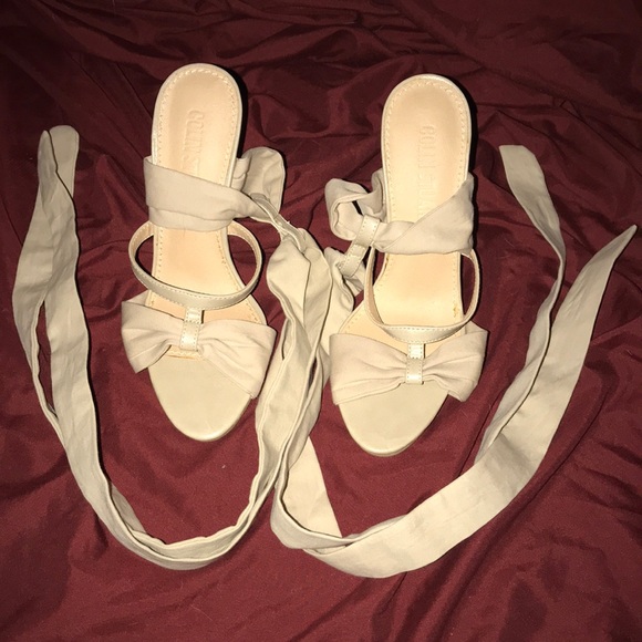 Colin Stewart lace up heeled sandals - Picture 5 of 5